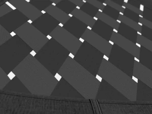 black triangular bungee chair 3D Model