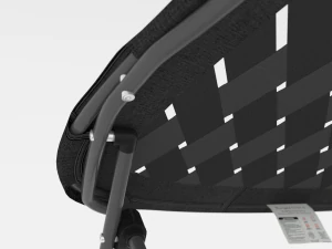 black triangular bungee chair 3D Model