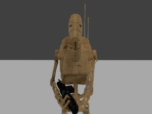 b1 battle droid pack - star wars 3D Model