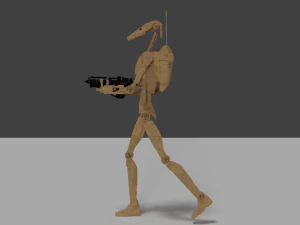 b1 battle droid pack - star wars 3D Model