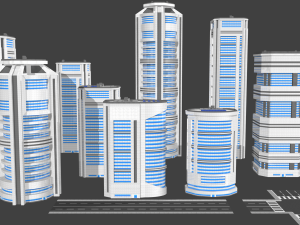 city pack 3D Model