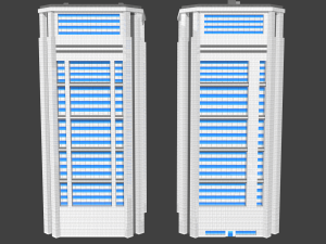city pack Modello 3D