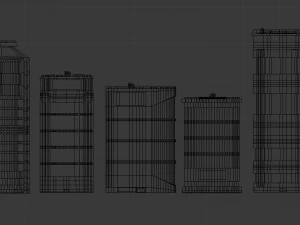 city pack 3D Model