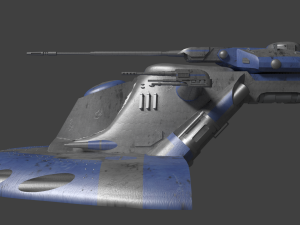 armoured assault tank aat - star wars 3D Model