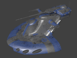 armoured assault tank aat - star wars 3D Model
