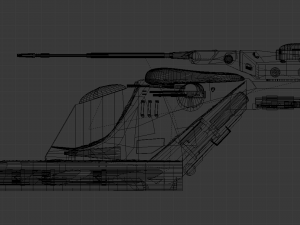 armoured assault tank aat - star wars 3D Model