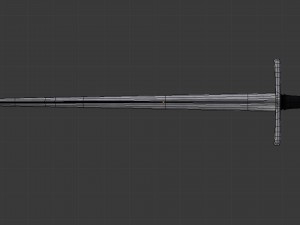 short sword - game ready 3D Model