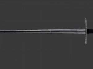 short sword - game ready 3D Model