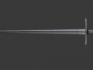 short sword - game ready 3D Model
