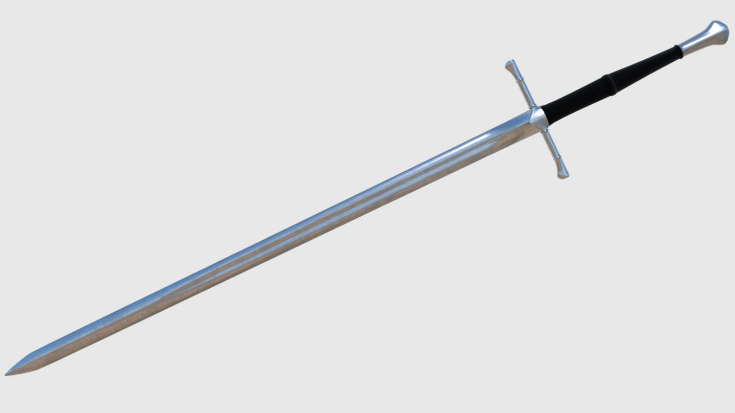 long sword - game ready 3D Model .c4d .max .obj .3ds .fbx .stl .blend 