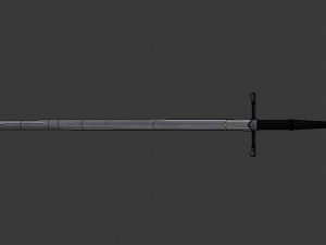 long sword - game ready 3D Model