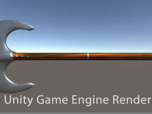 battle axe - game ready 3D Model