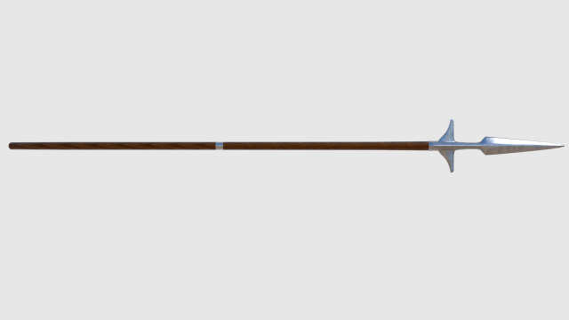 winged spear - game ready Modelo 3D .c4d .max .obj .3ds .fbx .stl .blend 