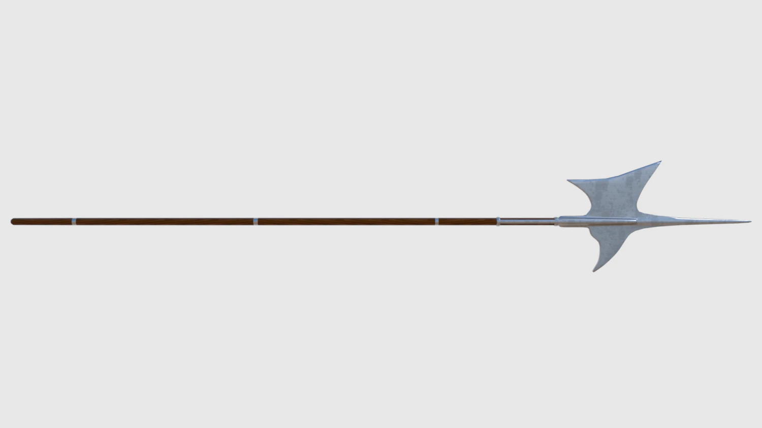 halberd - game ready 3D Model .c4d .max .obj .3ds .fbx .stl .blend 