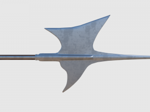 halberd - game ready 3D Model