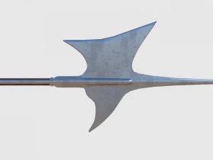 halberd - game ready 3D Model