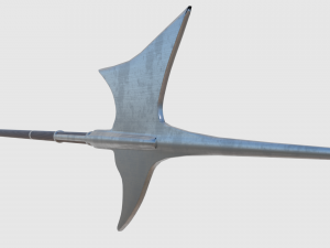halberd - game ready 3D Model
