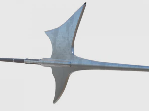 halberd - game ready 3D Model