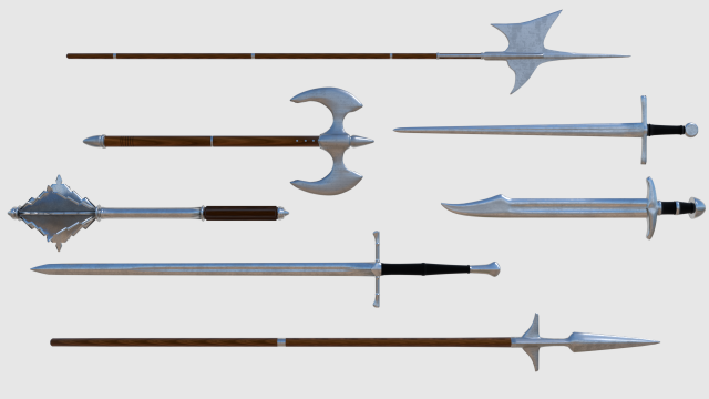 medieval pack - game ready Modello 3D .c4d .max .obj .3ds .fbx .stl .blend 