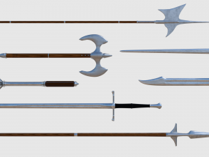 medieval pack - game ready 3D Model