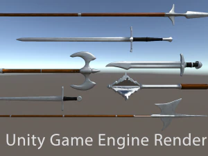 medieval pack - game ready 3D Model