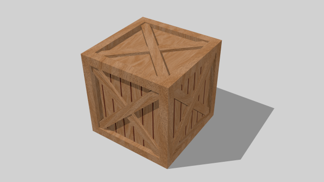 wooden crate 12 - game ready 3D 모델 .c4d .max .obj .3ds .fbx .stl .blend 