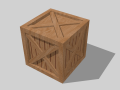 wooden crate 12 - game ready 3D Model