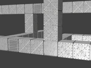 dutos de ar - jogo pronto Modelo 3D