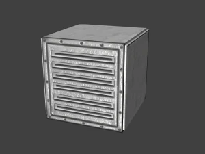 air ducts - game ready 3D Model