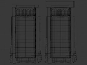 wooden bed - game ready 3D Model