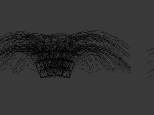 felce - basso poli Modello 3D