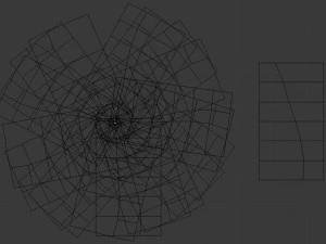 big leaf plant - low poly 3D Model