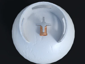 gas container - low poly 3D Model