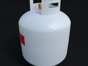 gas container - low poly 3D Model