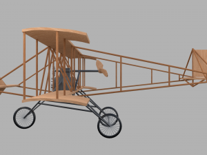 old plane 3D-Modell