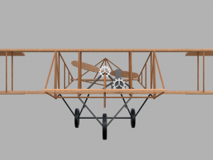 old plane 3D-Modell