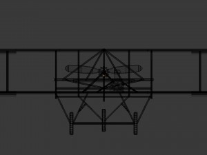 old plane 3D-Modell