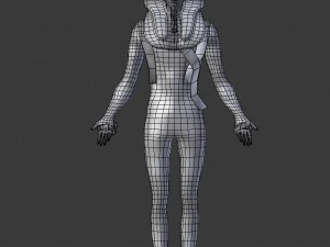 mummie van koning Toetanchamon - spel klaar 3D Model