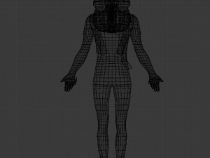 king tutankhamun mummy - game ready 3D Model
