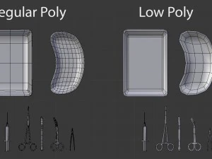 surgical instruments 3D Model