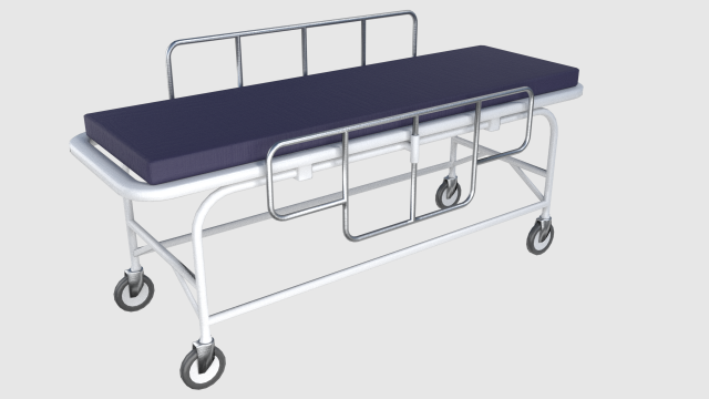 gurney 3D मॉडल .c4d .max .obj .3ds .fbx .stl .blend 
