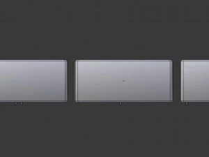 metalen kastpakket 3D Model