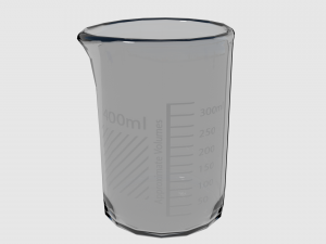 scientific - medical glassware Modello 3D