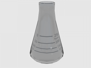 scientific - medical glassware Modello 3D