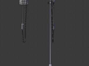drip stand - low and high poly 3D Model