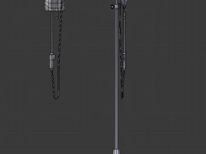 drip stand - low and high poly 3D Model