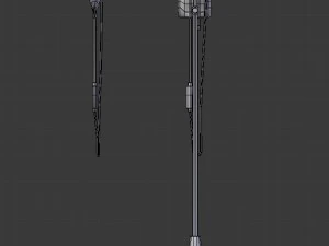 drip stand - low and high poly 3D Model
