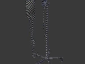 drip stand - low and high poly 3D Model