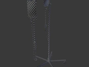 drip stand - low and high poly 3D Model