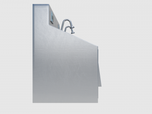 scrub sink - high and low poly Model 3D